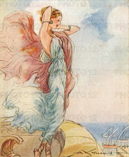 Helen of Troy, daughter of Zeus and Leda, 1937. Artist: Alexander K MacDonald