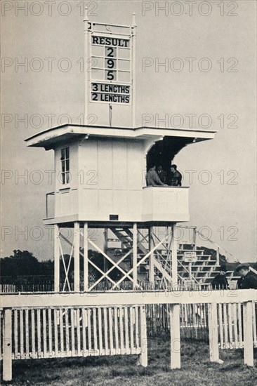 The New Judge's Box, Kempton Park, c1940. Artist: Unknown