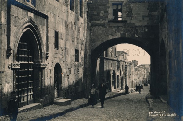 The Old Town of Rhodes, Greece, 1936. Artist: Unknown
