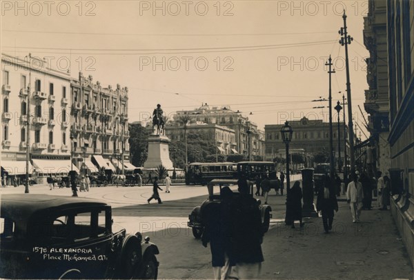 Place Muhammad Ali, Alexandria, Egypt, 1936. Artist: Unknown