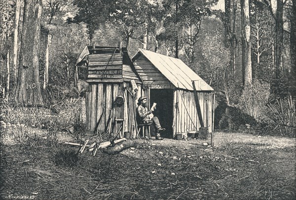 Encampment of Australian Squatters, 1896. Artist: Unknown