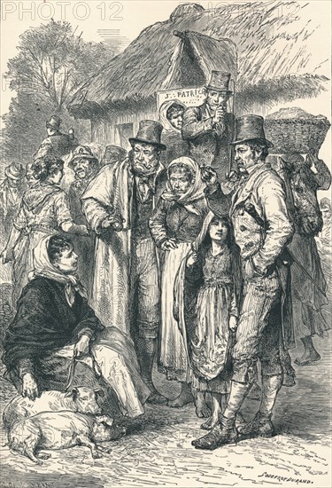 Irish Peasants, 1896. Artist: Unknown