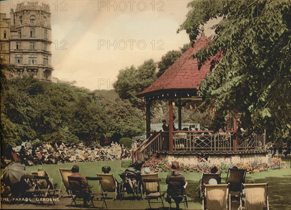 The Parade Gardens, Bath, Somerset, c1925. Artist: Unknown