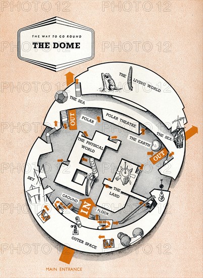 The way to go round The Dome, 1951. Artist: Unknown