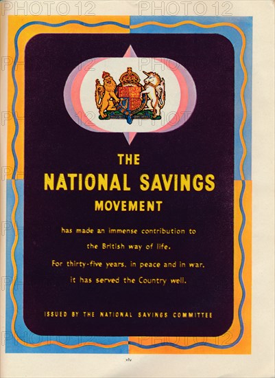 The National Savings Movement, 1951. Artist: Unknown