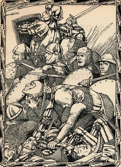At The Battle of Agincourt, 1902. Artist: Patten Wilson