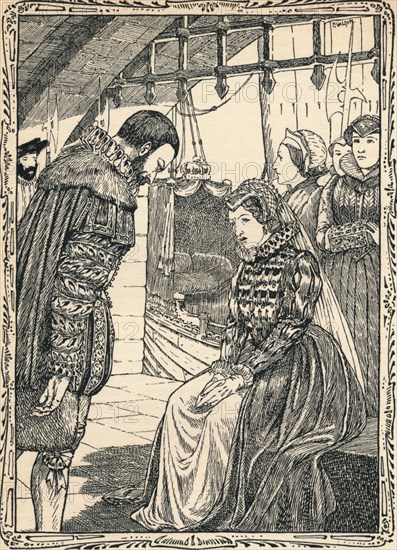 Elizabeth at Traitor's Gate, 1902. Artist: Patten Wilson