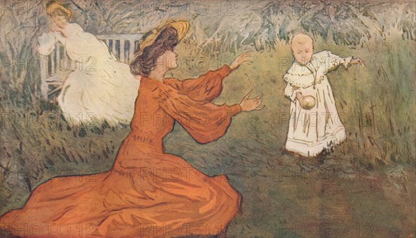 Les Premiers Pas (first steps), c1875-1906, (1906). Artist: Allan Osterlind