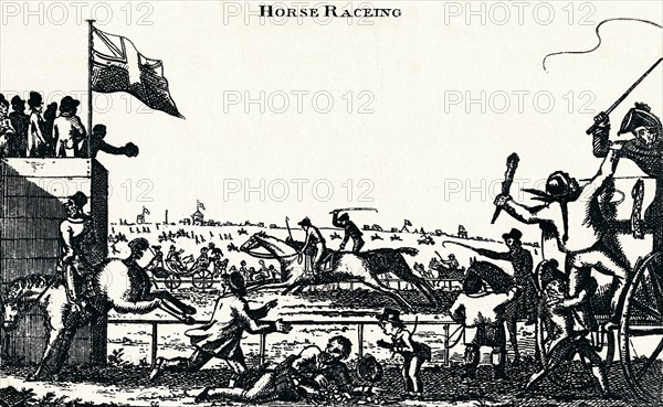 Horse Racing, (c1804), 1903. Artist: Unknown