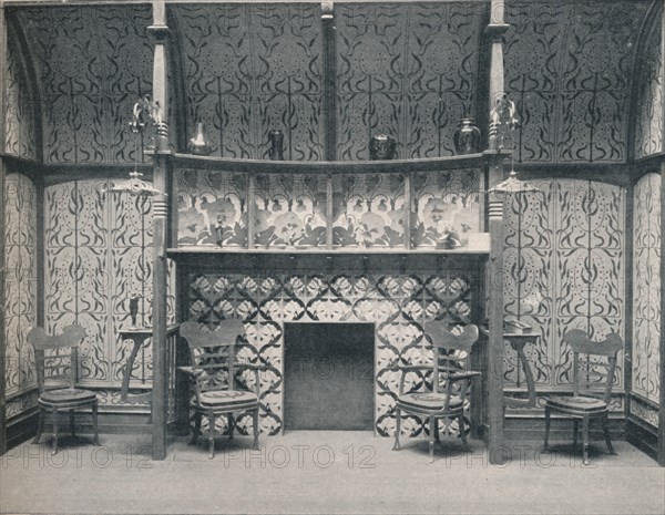 Ingle-Nook designed by G. Serruier, 1898. Artist: Gustave Serrurier-Bovy