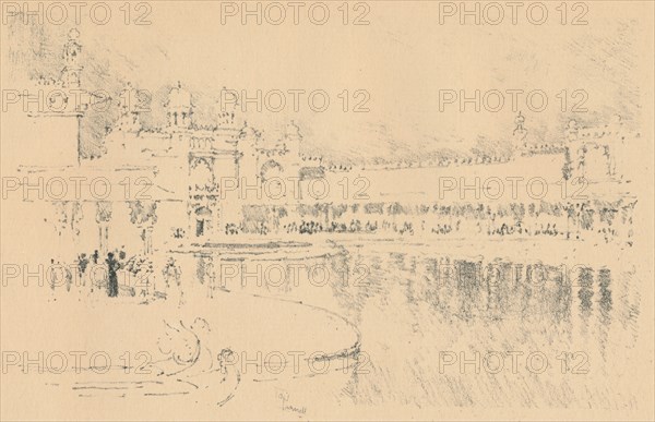 Auto-Lithograph by J. Pennell, c1877-1898, (1898). Artist: Joseph Pennell