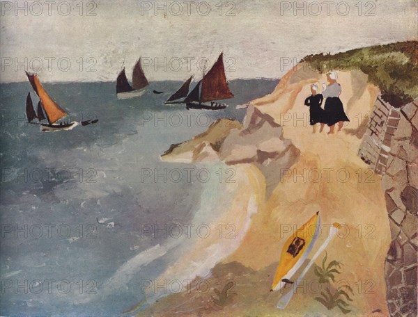 Seascape, Treboul, c1929, (1938). Artist: Christopher Wood