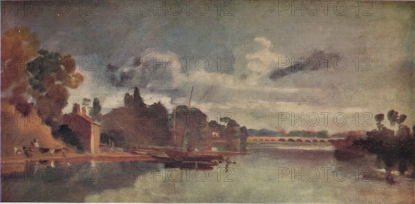 The Thames near Walton Bridges, 1805, (1938). Artist: JMW Turner