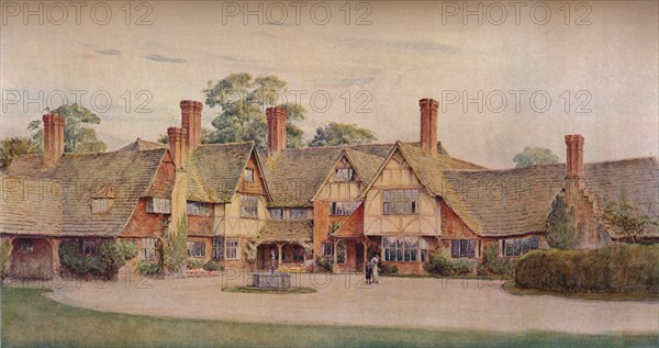 Stoke Barn, Fulmer, Bucks. Gerald Unsworth & Inigo Triggs, Architects, 1914. Artist: Unknown