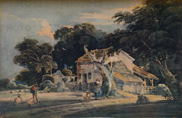 A Devonshire Farm, c1798, (1921). Artist: Unknown