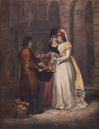 Cries of London, 3rd Plate, Sweet China Oranges, 1794, (1911). Artist: Unknown