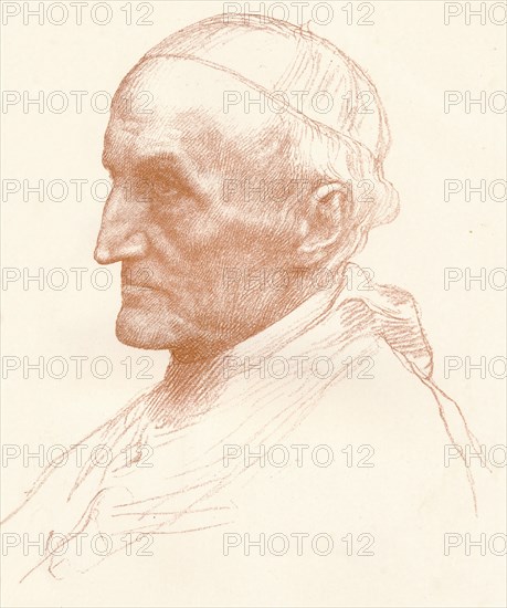 Cardinal Manning, ,c1857-1903, (c1903).  Artist: Alphonse Legros