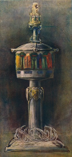 Silver Cup with Bassetaille Enamels, 1903. Artist: Alexander Fisher