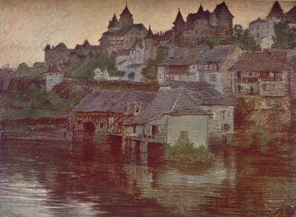 Vue Generale D'Uzerche Et De La Vezere (Cote Sud), 1913.(1914). Artist: Unknown
