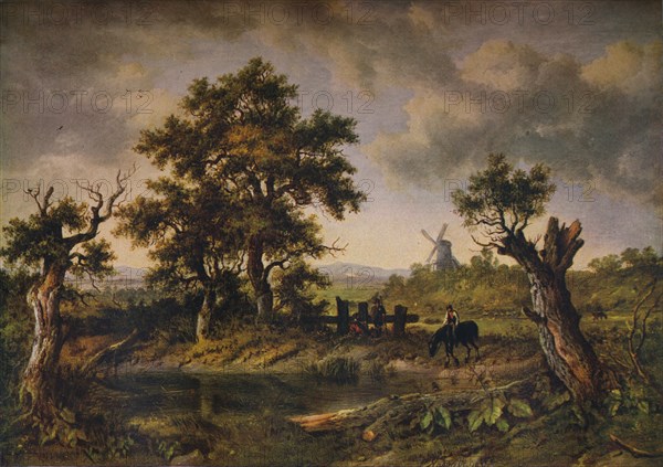 A View In Surrey, c1797-1831, (1919). Artist: Patrick Nasmyth