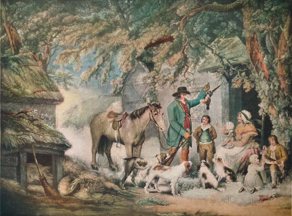 Evening or the Sportsman's Return, 1795, (1919). Artist: Joseph Grozer