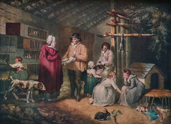 Selling Rabbits, 1796, (1919). Artist: William Ward