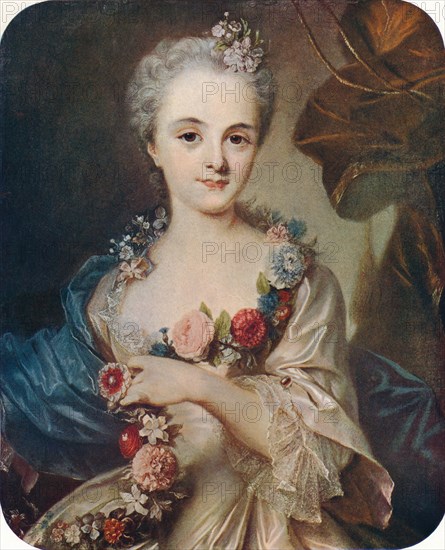 Portrait of a Lady (Marquise de Pompadour), c18th century, (1906). Artist: Rosalba Zuanna Carriera