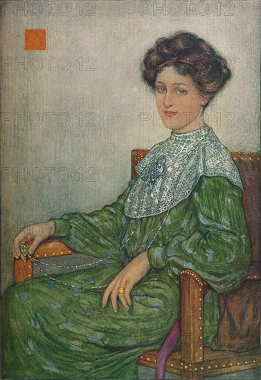 Portrait of Mrs. J. Maltwood, c1892-1906, (1906-7). Artist: Nicolaas Wilhelm Jungmann