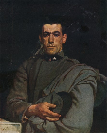 Italian Soldier, No. 2., c1918, (1924). Artist: Glyn Warren Philpot
