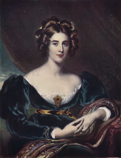 Lady Lyndhurst, c1836, (1904). Artist: Samuel Cousins