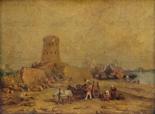 Coast Scene, 19th century, (1924). Artist: Clarkson Stanfield