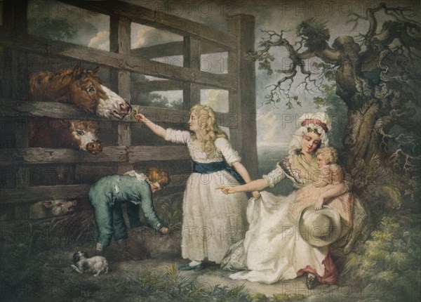 Compassionate Children, c1793, (1916). Artist: William Ward