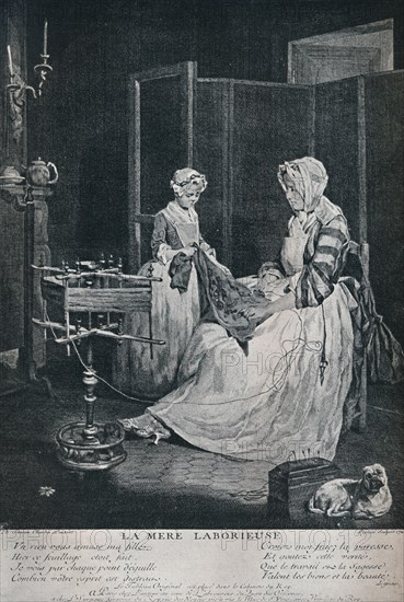 La Mere Laborieuse, 1740, (1916). Artist: Unknown
