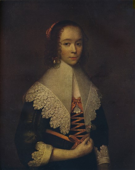 Portrait of a Girl, 17th century, (1916). Artist: Cornelis Janssens van Ceulen