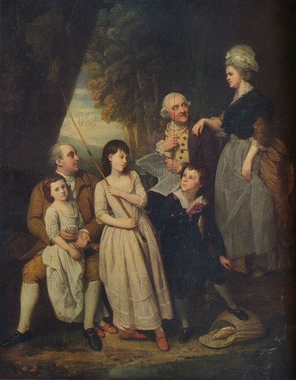 Mr. & Mrs. Burke of Carshalton, c18th century, (1917). Artist: Johan Zoffany