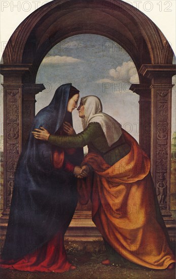 The Visitation, 1503, (1938). Artist: Mariotto di Bigio di Bindo Albertinelli