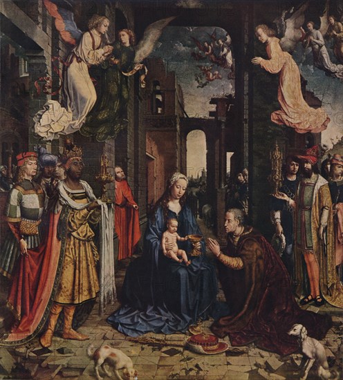 The Adoration of the Kings, c1510, (1938). Artist: Jan Gossaert