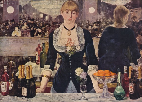 The Bar at the Folies-Bergere, 1882, (1938). Artist: Edouard Manet