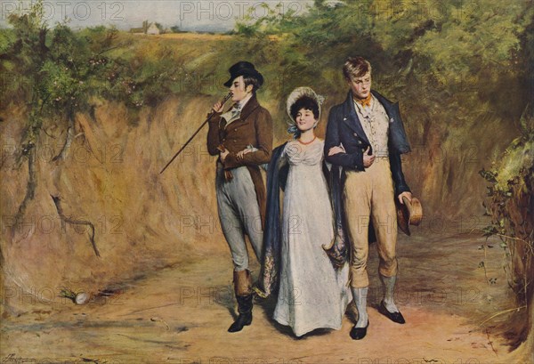 Two Strings To Her Bow, 1887, (1938). Artist: John Pettie