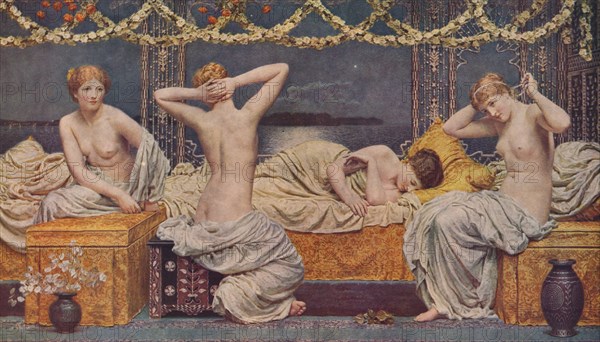 A Summer Night, 1890, (1938). Artist: Albert Joseph Moore