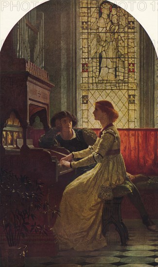 Harmony, 1877, (1938). Artist: Frank Dicksee