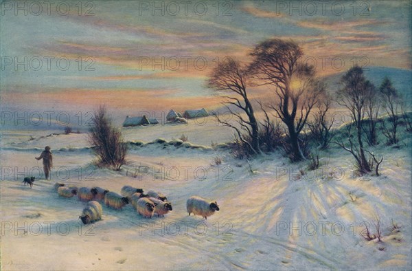 The Winter's Glow, 19th century, (1913). Artist: Joseph Farquharson