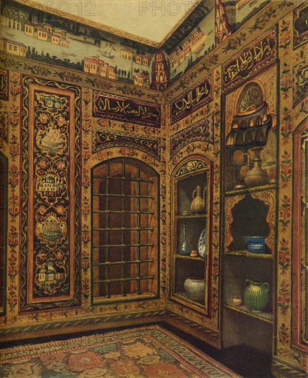 16th-17th Century Old Panelled Room from Damascus, 1913. Artist: Unknown