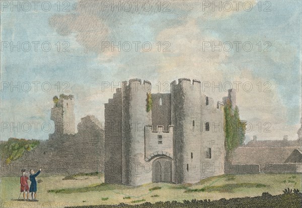 Gate of Pembroke Castle, Pembrokeshire, 1785. Artist: John Newton