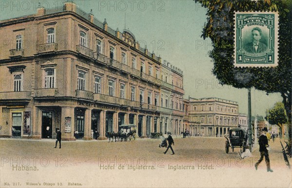 Habana. Hotel de Inglaterra. -Inglaterra Hotel, Cuba, c1910s. Artist: Unknown