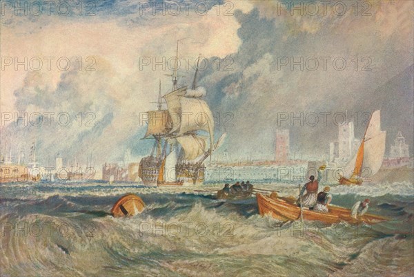 Portsmouth, c1824-5, (1905). Artist: JMW Turner