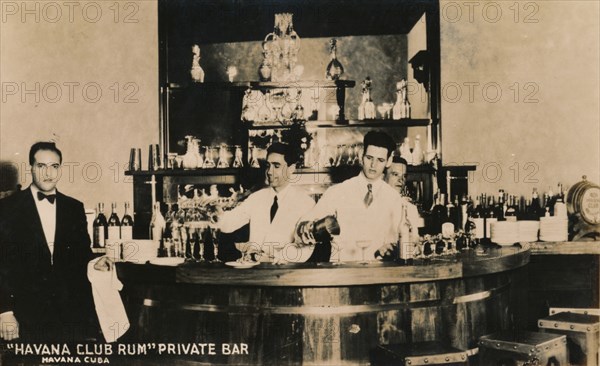 Havana Club Rum, Private Bar, Havana, Cuba, c1900s. Artist: Unknown
