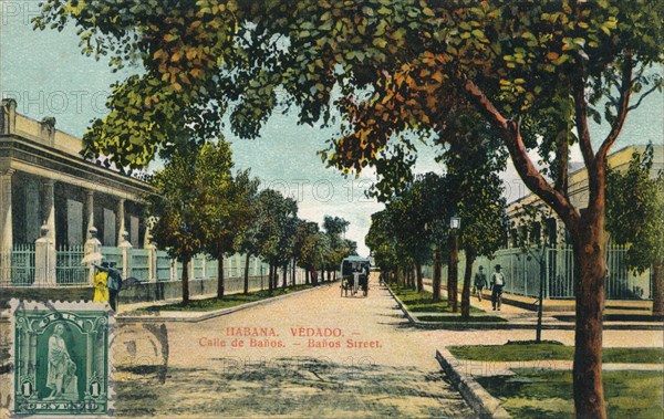 Banos Street, Havana, Cuba, c1910. Artist: Unknown