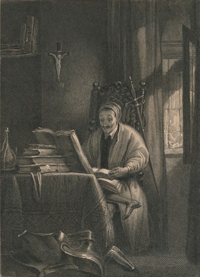 Don Quixote in his Study, 1831.