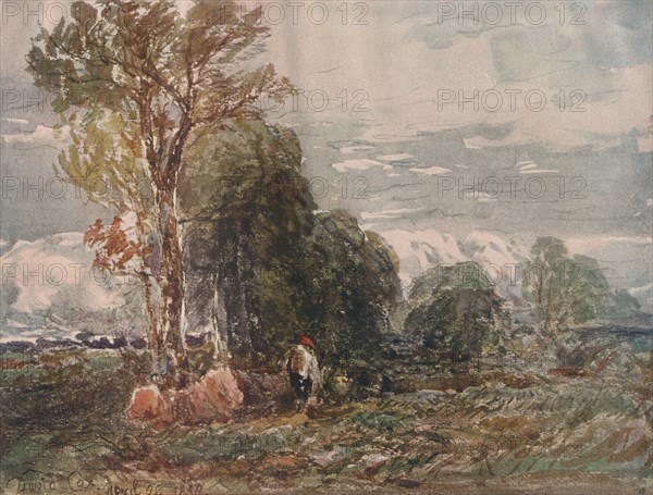 The Woodcutter, c19th century, (1911). Artist: David Cox the elder